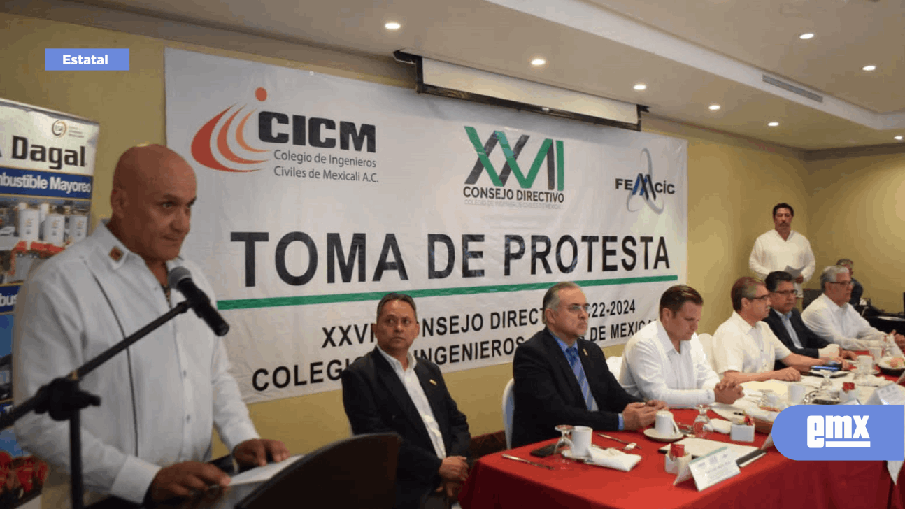 EMX-Edmundo Guevara nuevo presidente del Colegio de Ingenieros Civiles de Mexicali