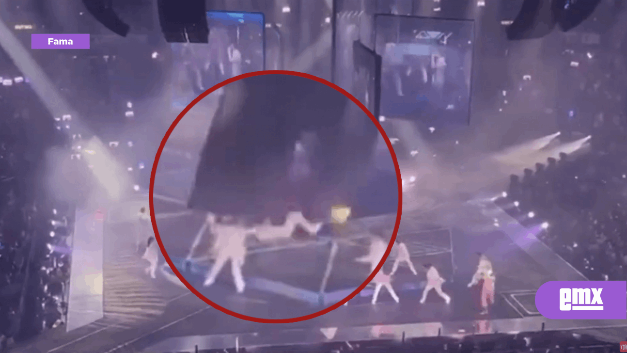 EMX-Pantalla gigante cae encima de cantante durante concierto en Hong Kong