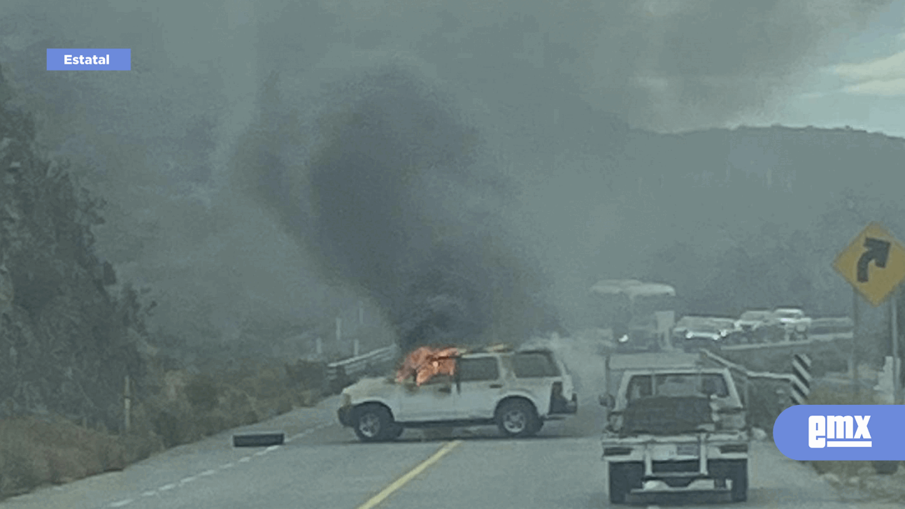 EMX- Grupos criminales bloquean tramo carretero Tijuana-Ensenada