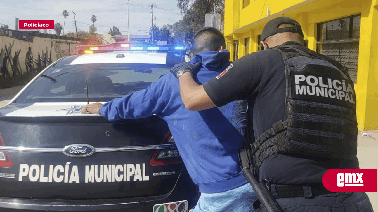 EMX-Detuvieron municipales a Carlos, en portación de arma blanca