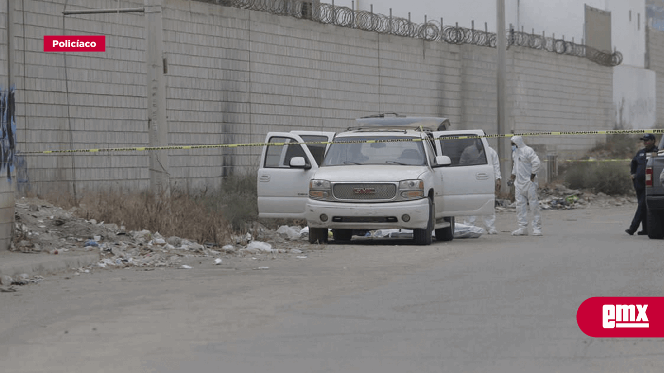 EMX-Localizaron GMC Yukon con cuerpos violentados al interior