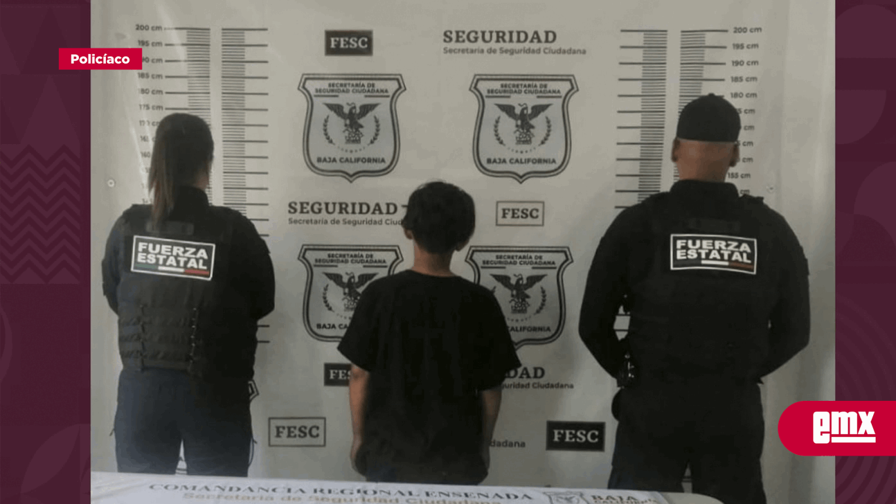 EMX-Detienen a menor de 14 años, con nueve envoltorios de metanfetamina  