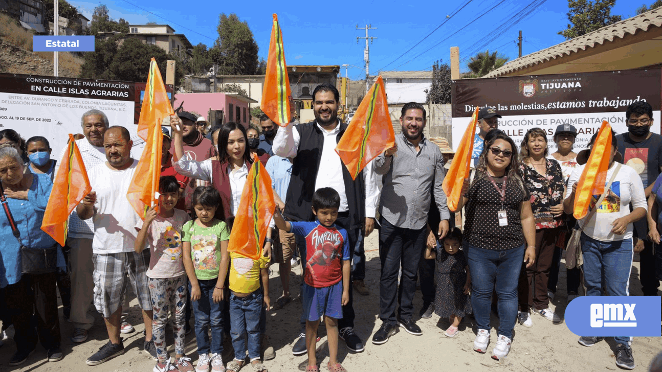 EMX-Inician obras de pavimentación en Sánchez Taboada y San Antonio de los Buenos