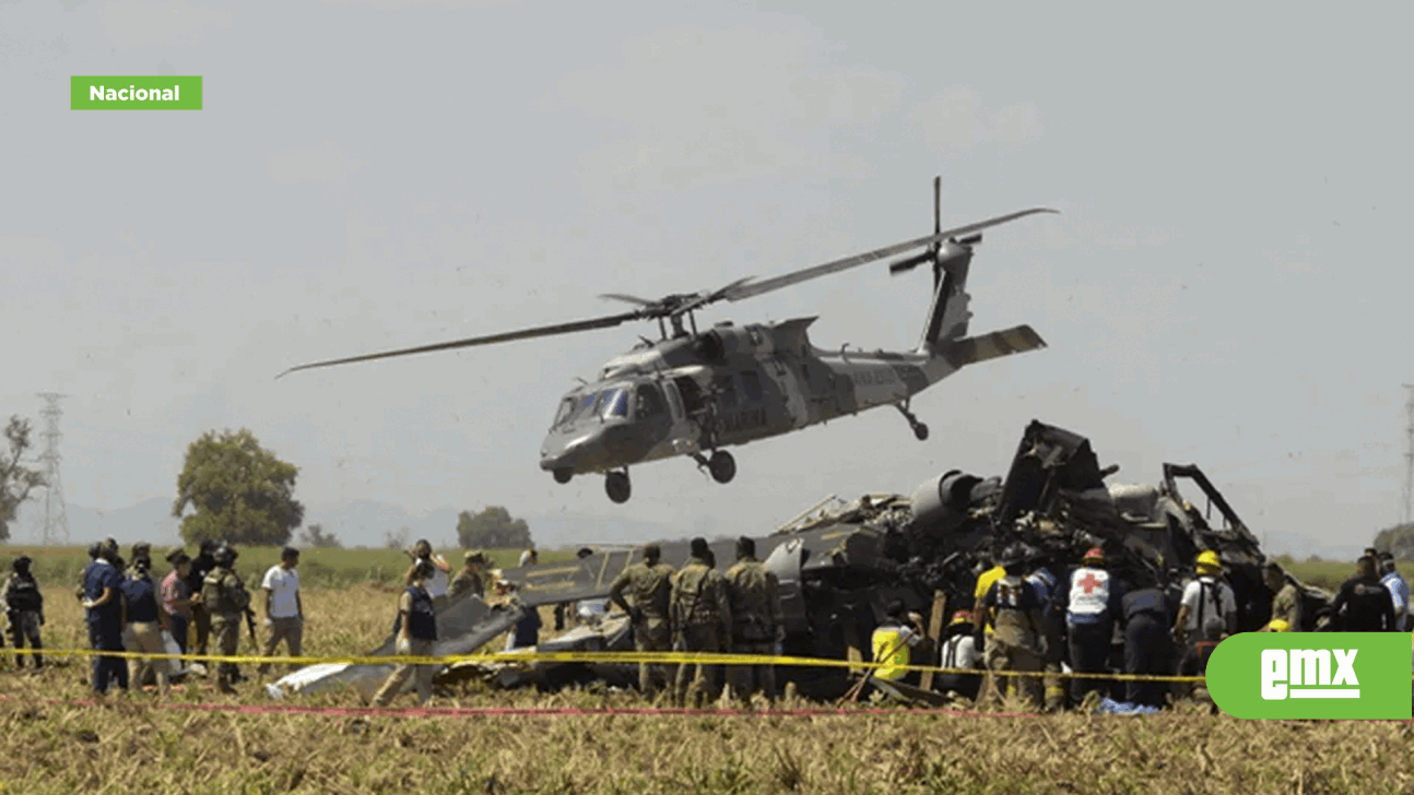 EMX-México envía a EU cajas negras de helicóptero caído tras captura de Caro Quintero
