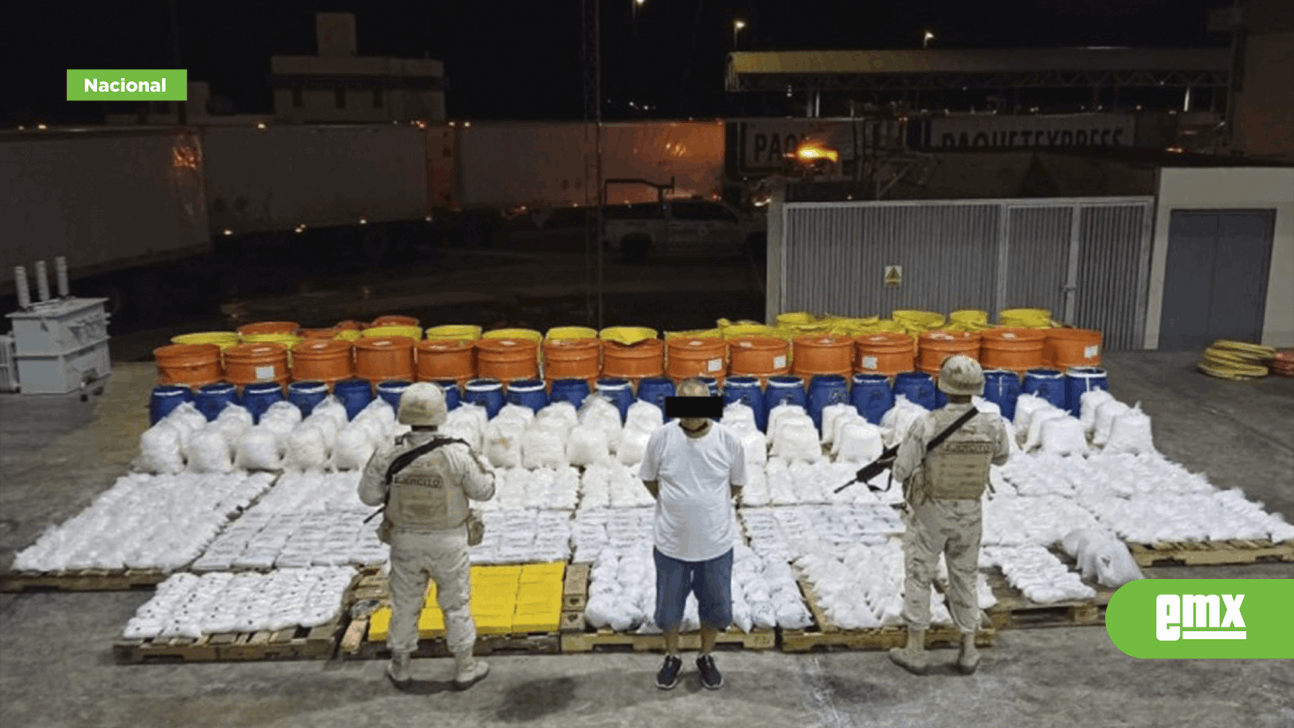 EMX-Aseguran 1.5 toneladas de droga en Sonora; había cristal, opio, cocaína y hasta fentanilo 