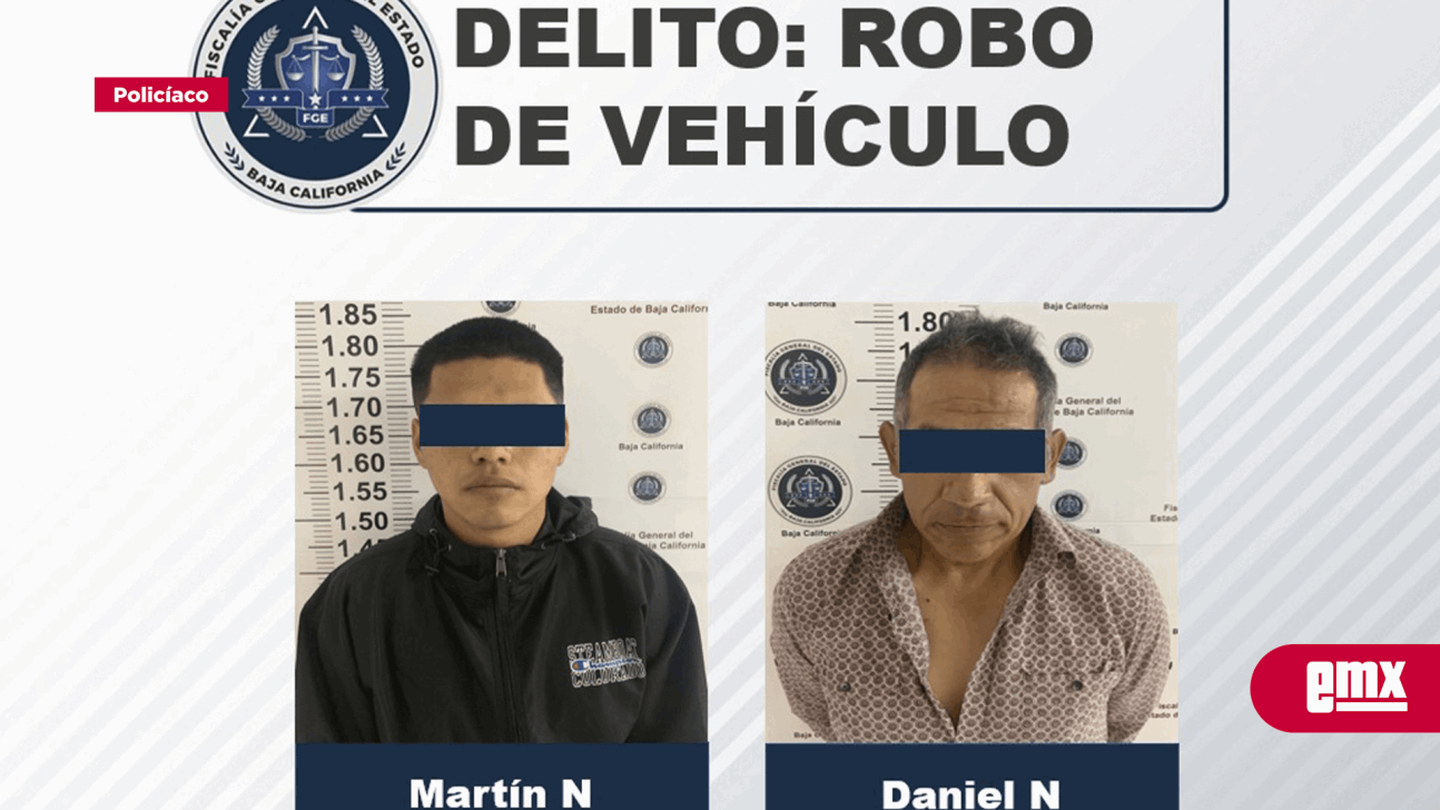 En Playas De Rosarito Quedan Aprehendidos Dos Hombres Por El Delito De Robo De Vehículo Fge 1232