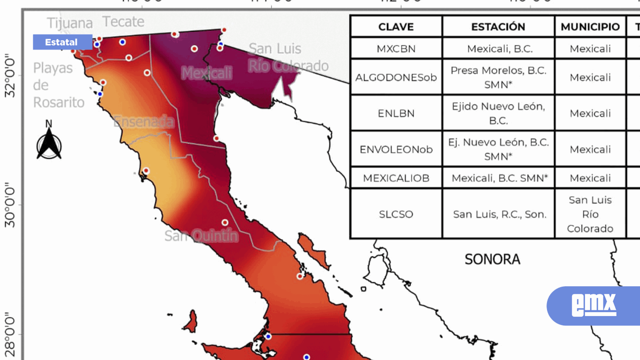 EMX-Advierte Protección Civil BC sobre inicio de ola de calor 