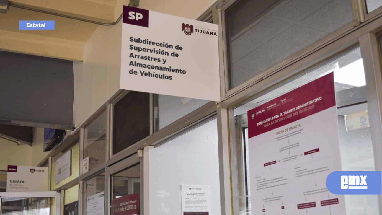 EMX-Informan suspensión de servicio de Arrastres y Almacenamiento de vehículos