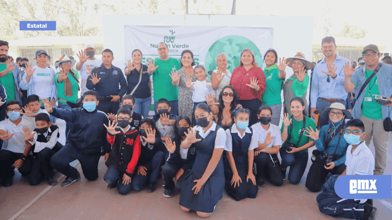 EMX-Impulsa Montserrat Caballero "Escuelas Verdes" en planteles municipales