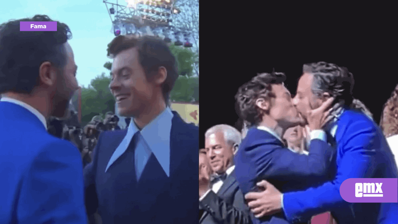 EMX-Harry Styles besó en la boca a Nick Kroll en el Festival de Venecia