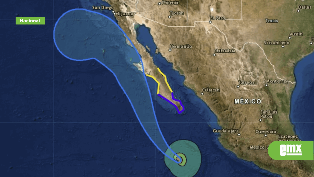 EMX-El huracán Kay mantiene su fuerza y causa daños severos en México