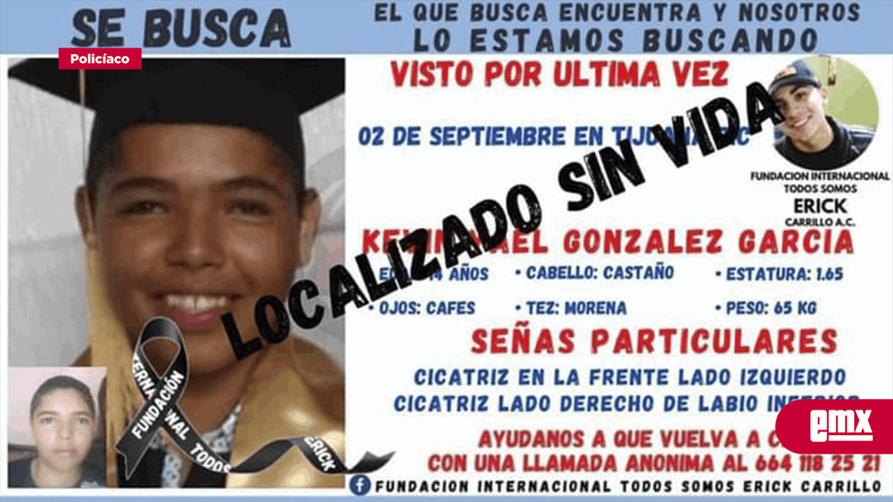 EMX-Confirman asesinato de Kevin  “El niño de las gelatinas “