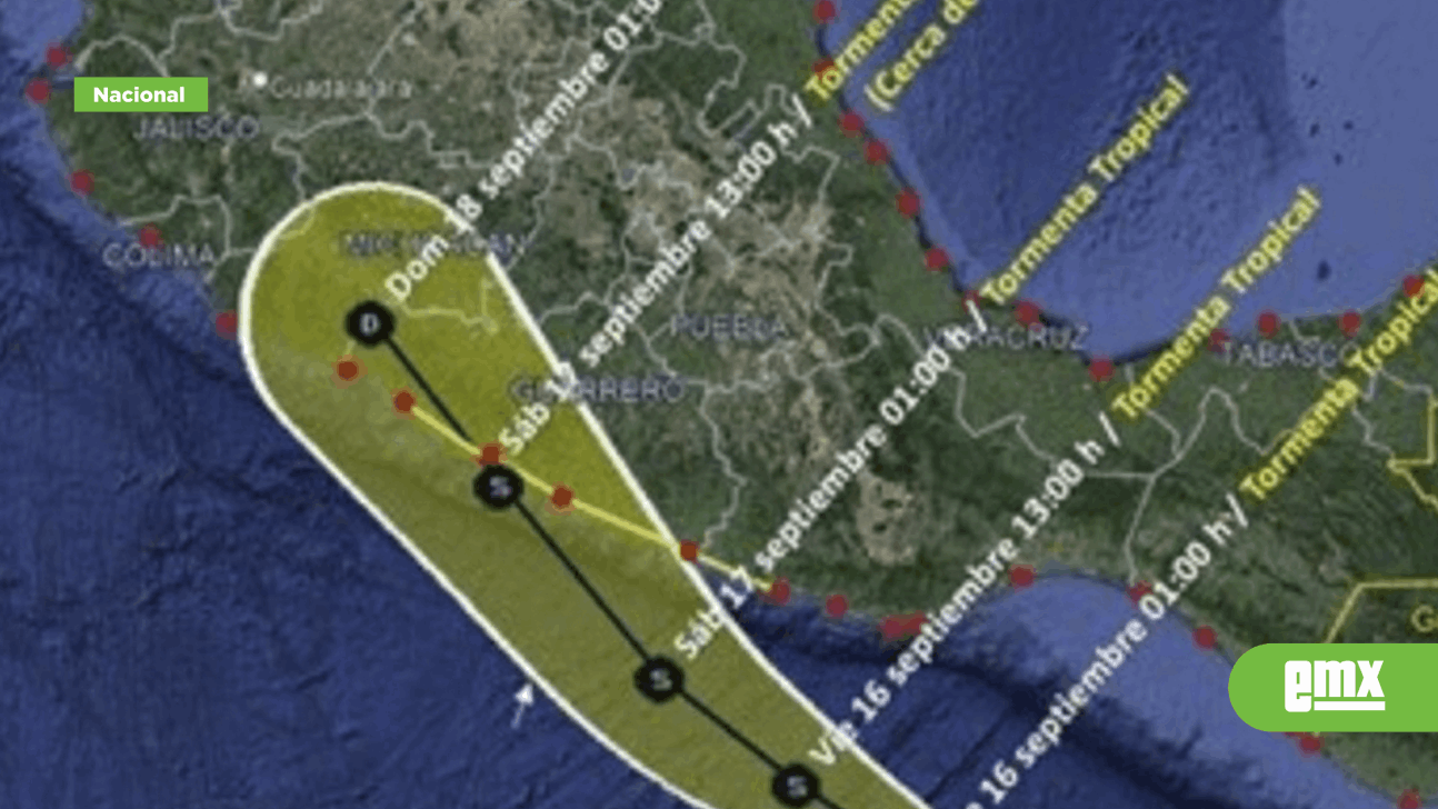 EMX-Tormenta tropical 'Lester' impactará costas de Guerrero: Conagua