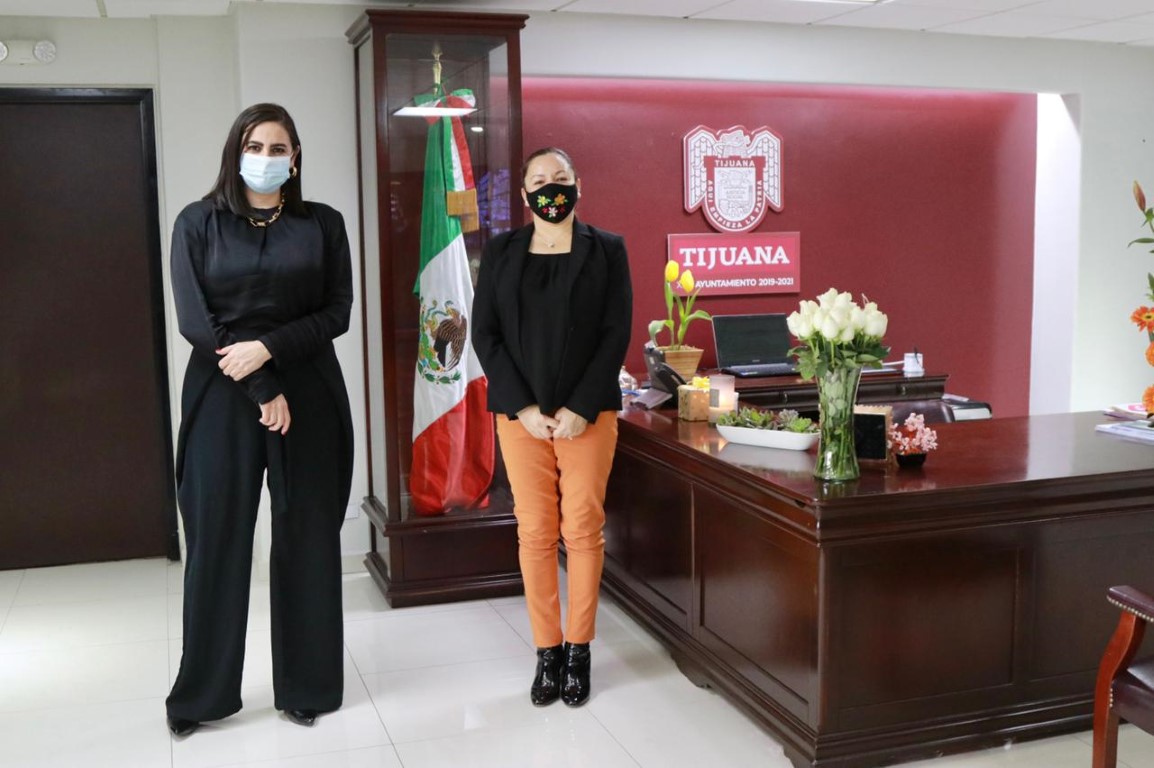 EMX-Karla Ruiz Macfarland… Se reunió con la secretaria de la Honestidad en el Estado