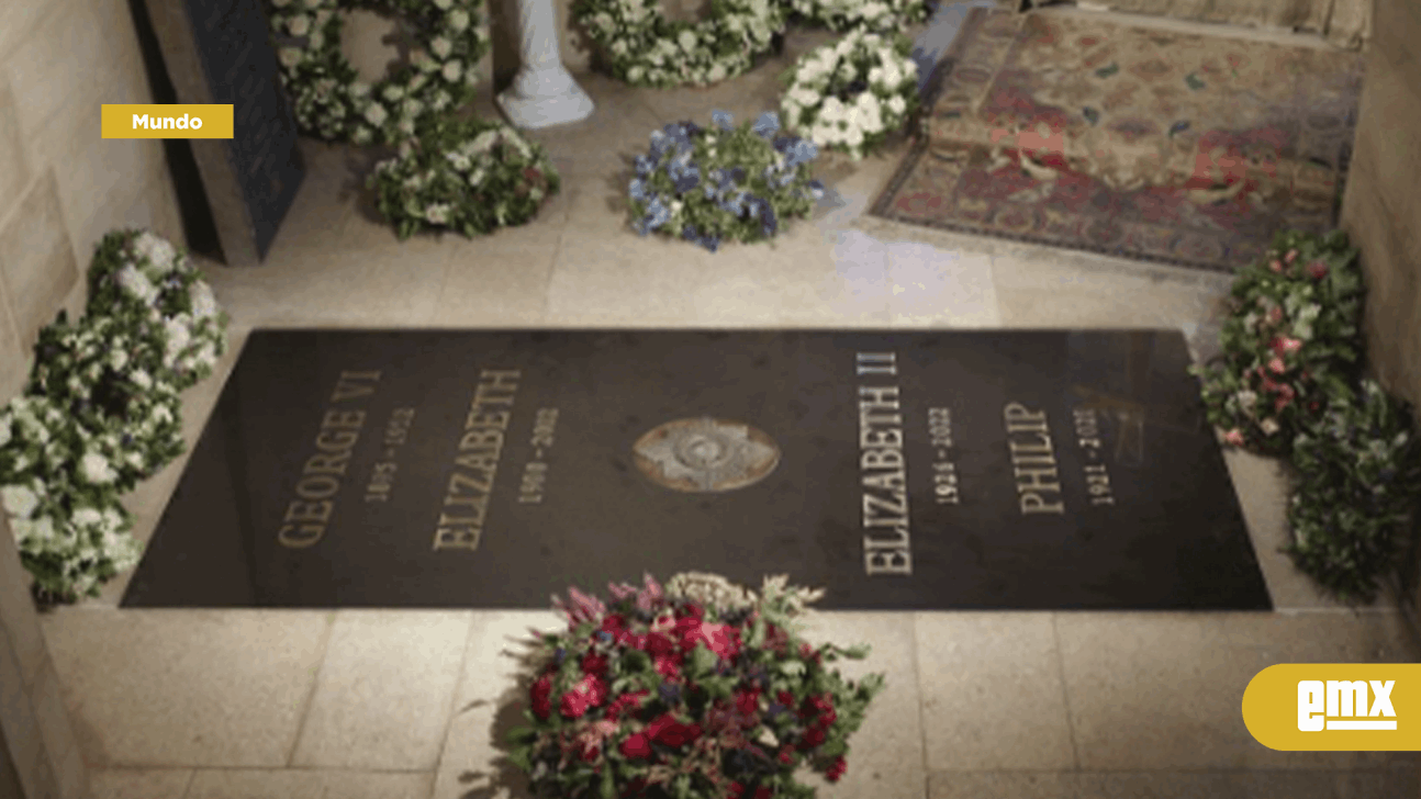 EMX-Así luce la tumba de Isabel II; revelan primera foto de memorial