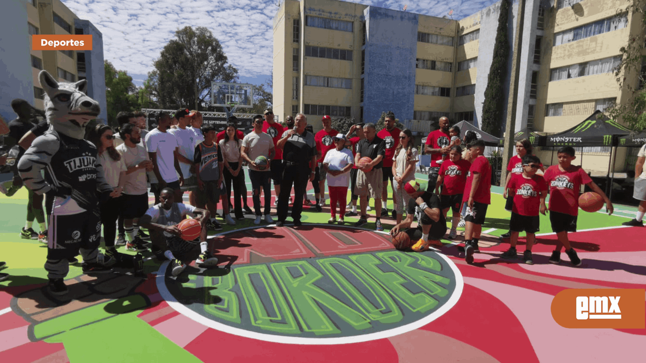 EMX- Inaugura cancha de Baloncesto  'Legado Innvictus- No Borders' 