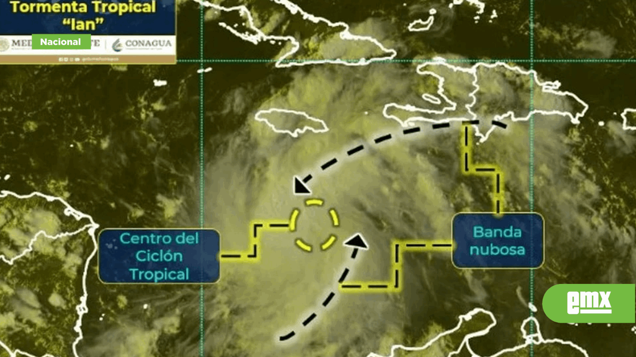 EMX-Tormenta Tropical “Ian” se convertirá en huracán categoría 4, afectará Cancún y a toda la península de Yucatán
