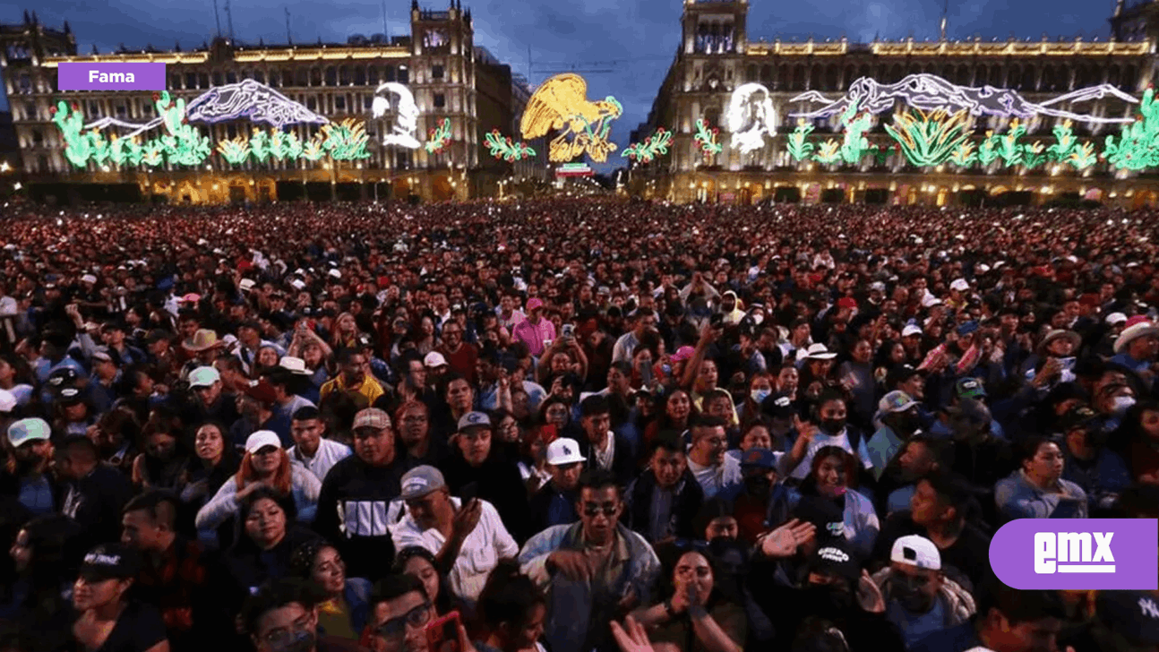 EMX-Grupo Firme rompe récord de Vicente Fernández; 235 mil asistieron a Zócalo de CdMx