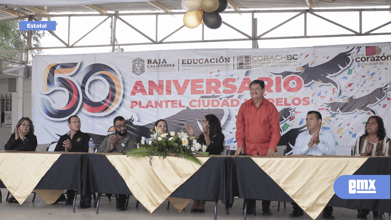 EMX-Celebra COBACH BC el 50 aniversario del plantel Ciudad Morelos