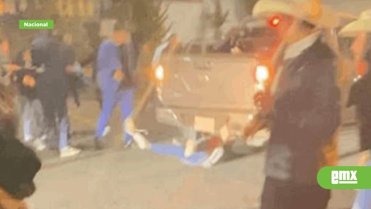 EMX-Hombre atropella a mujer en feria de Pachuca tras pelea