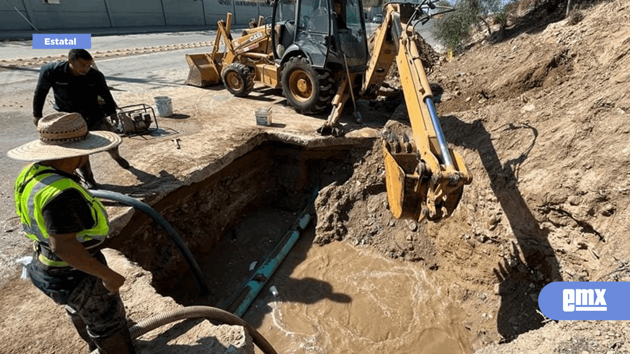 EMX-Colonias de Tijuana se quedan sin agua por reparación de fuga 