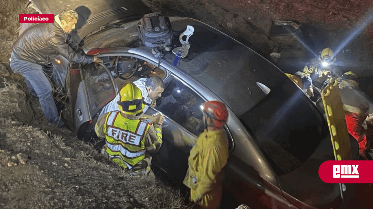 EMX-Seis heridos arrojó volcadura en la carretera Escénica de Playas de Rosarito