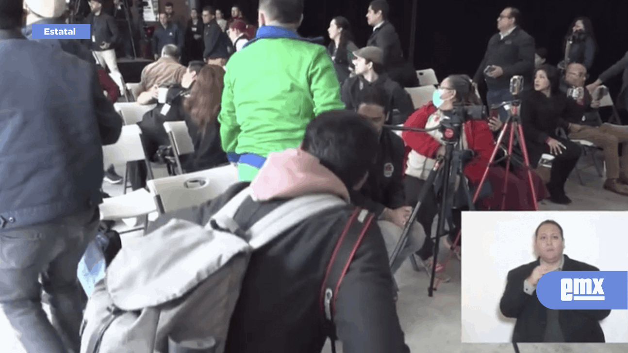 EMX-Tras desmayo de camarógrafo termina la mañanera