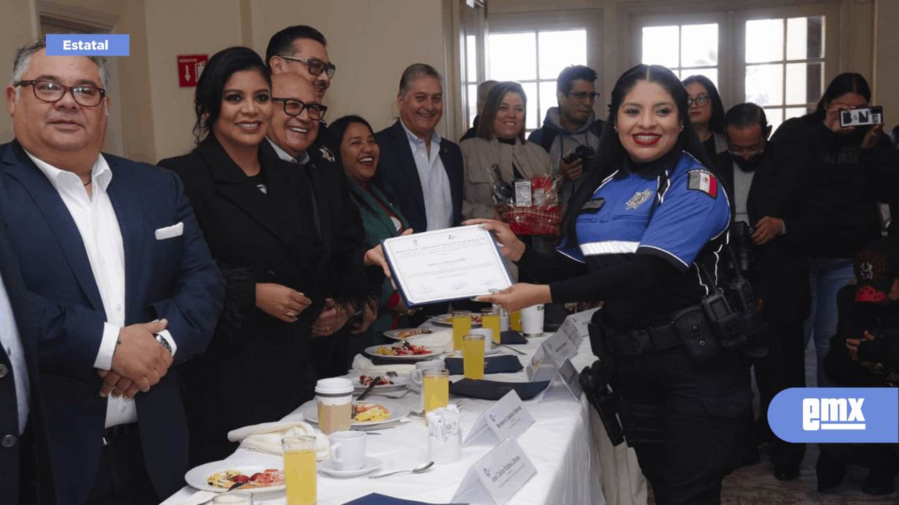 EMX-Reconoce alcaldesa a mandos oficiales de la Policía Turística