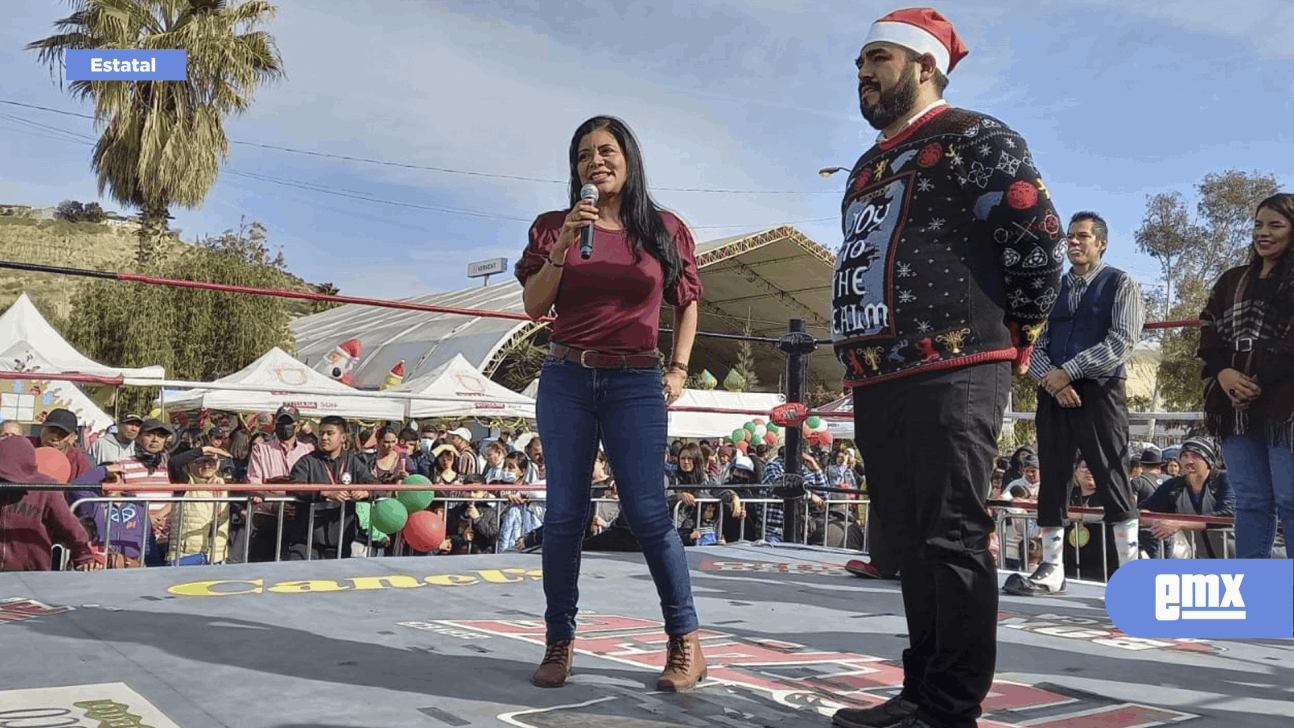 EMX-Alcaldesa celebró a más de 9 mil tijuanenses en macro posada navideña