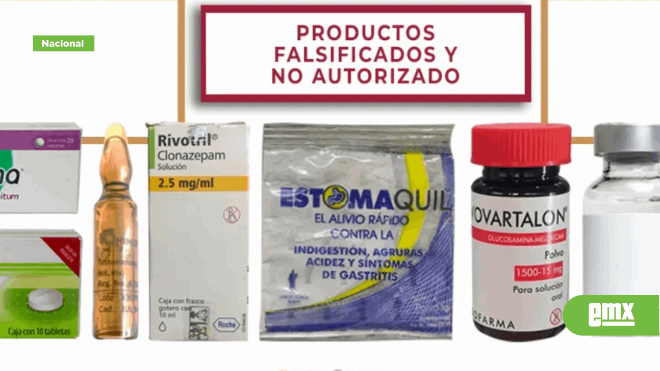 EMX-Cofepris detecta siete medicamentos ilegales en México