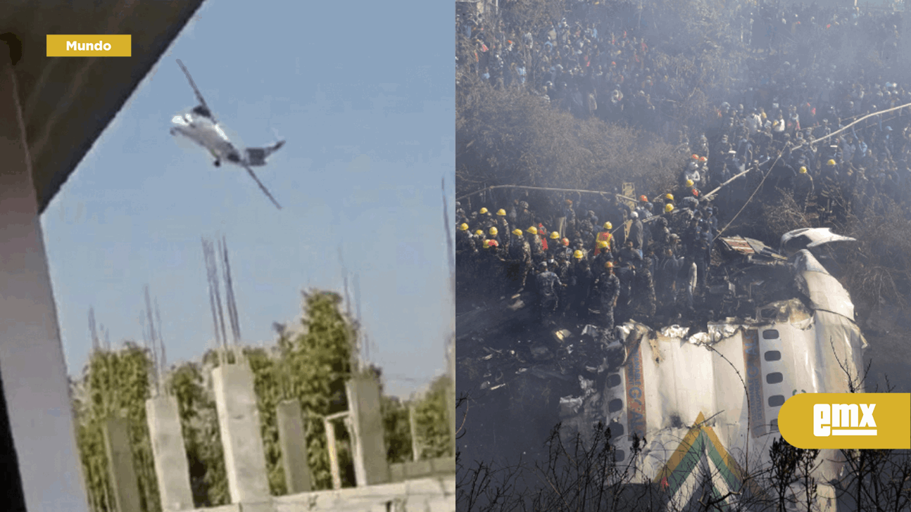 EMX-Accidente de avión en Nepal deja 68 muertos