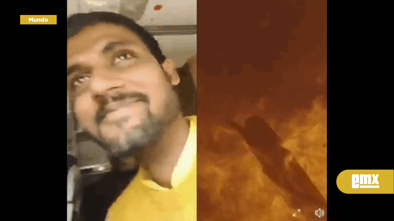 EMX-Pasajero graba momento en que se estrelló avión en Nepal