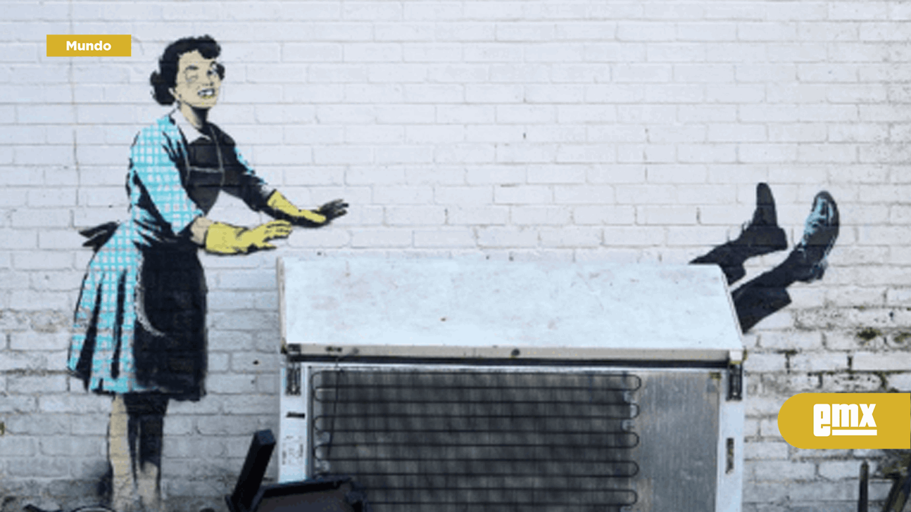 EMX-Banksy crea grafiti sobre violencia doméstica por San Valentín