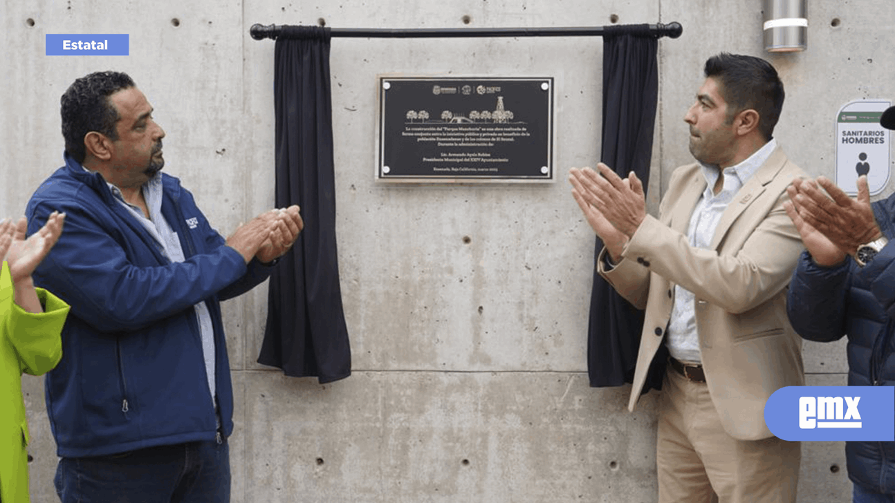 EMX-Entregan obras en parque Manchuria 