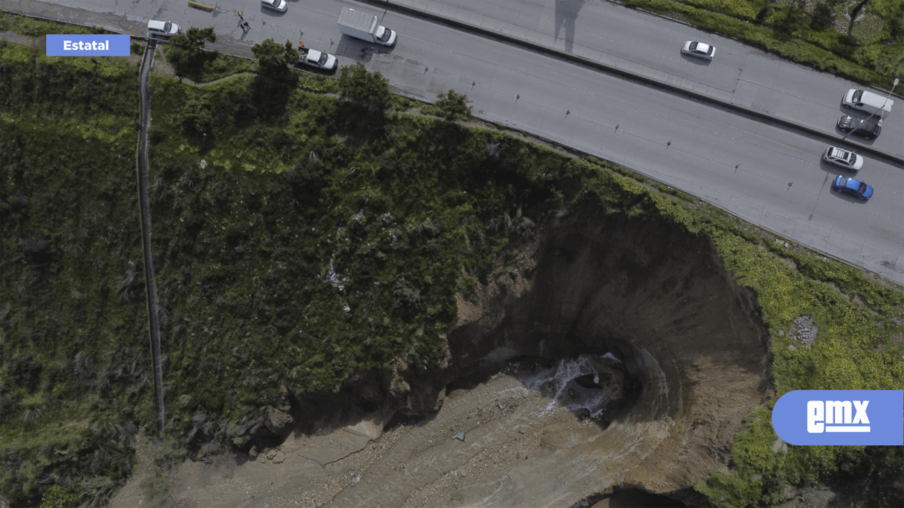 EMX-Cierran carril de acceso a Playas de Tijuana por derrumbe