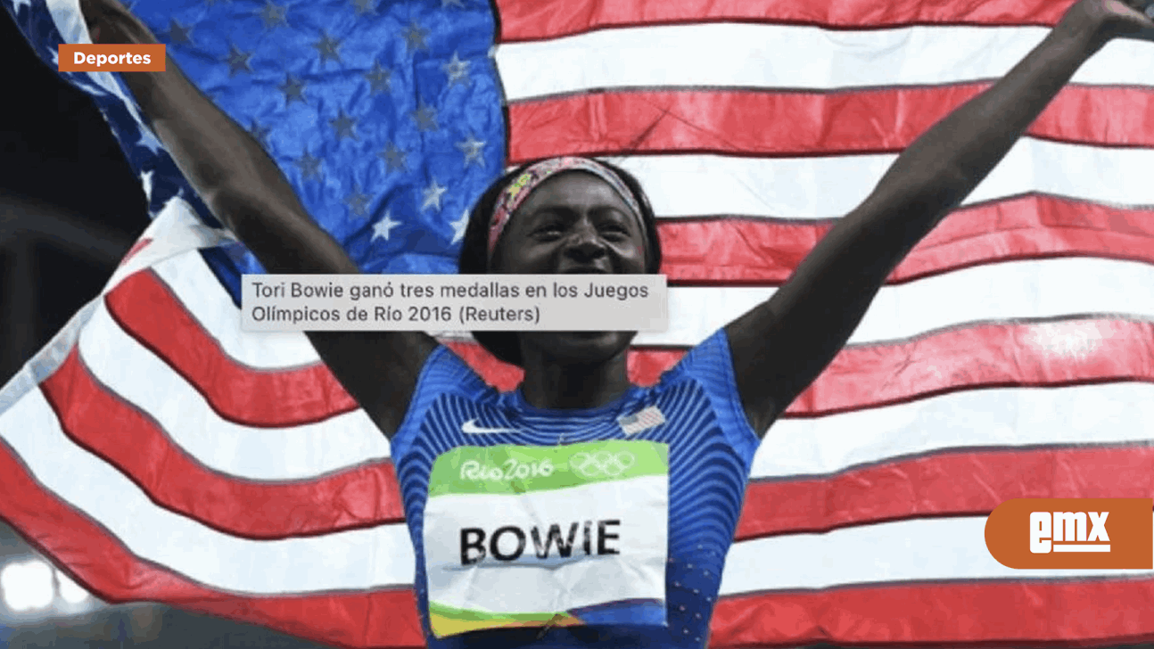 EMX-Muere Tori Bowie, triple medallista en Juegos Olímpicos