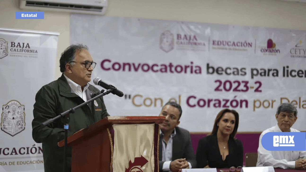 EMX-Presentan autoridades educativas convocatoria de becas para licenciatura 2023-2 " Con el corazón por delante"