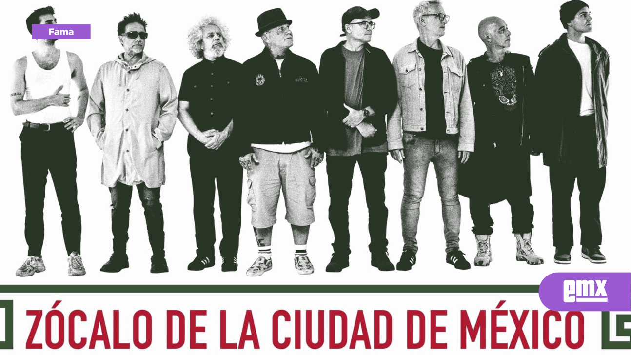 EMX-Los Fabulosos Cadillacs celebrarán 3 décadas de su álbum "Vasos Vacíos" con concierto en el Zócalo 