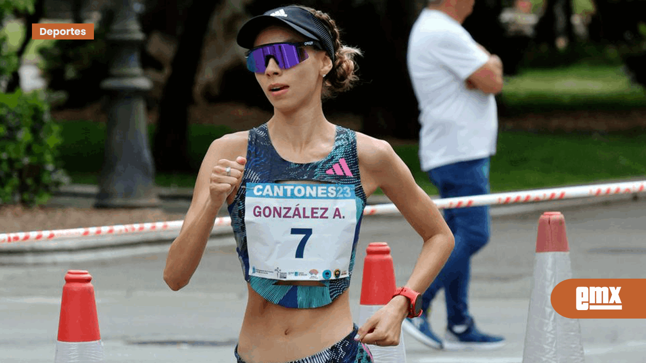 EMX-Alegna González, atleta mexicana, conquista la medalla de bronce en el Gran Premio de Marcha de Cantones