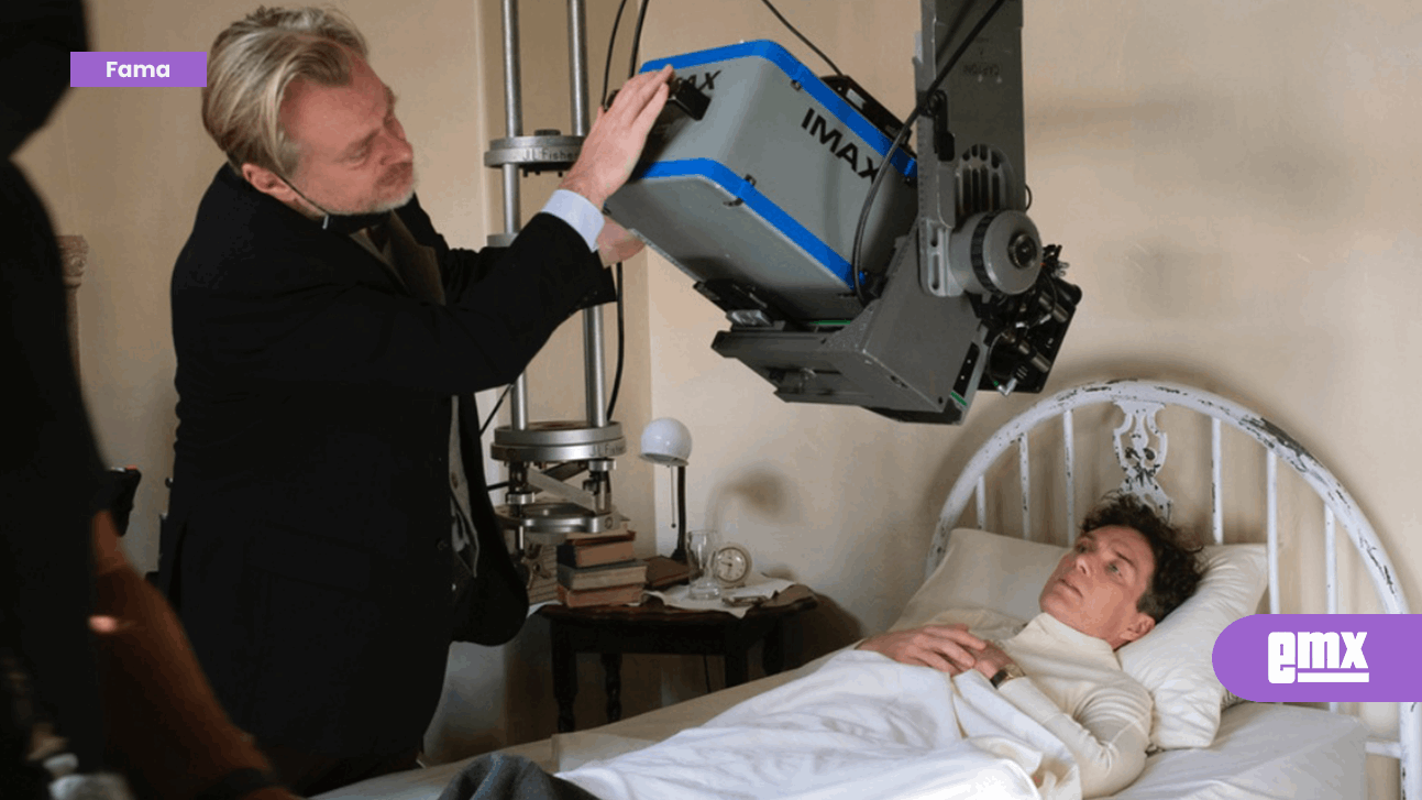EMX-Christopher Nolan hace un llamado a los fans para que vean su nueva película 'Oppenheimer' en formato IMAX