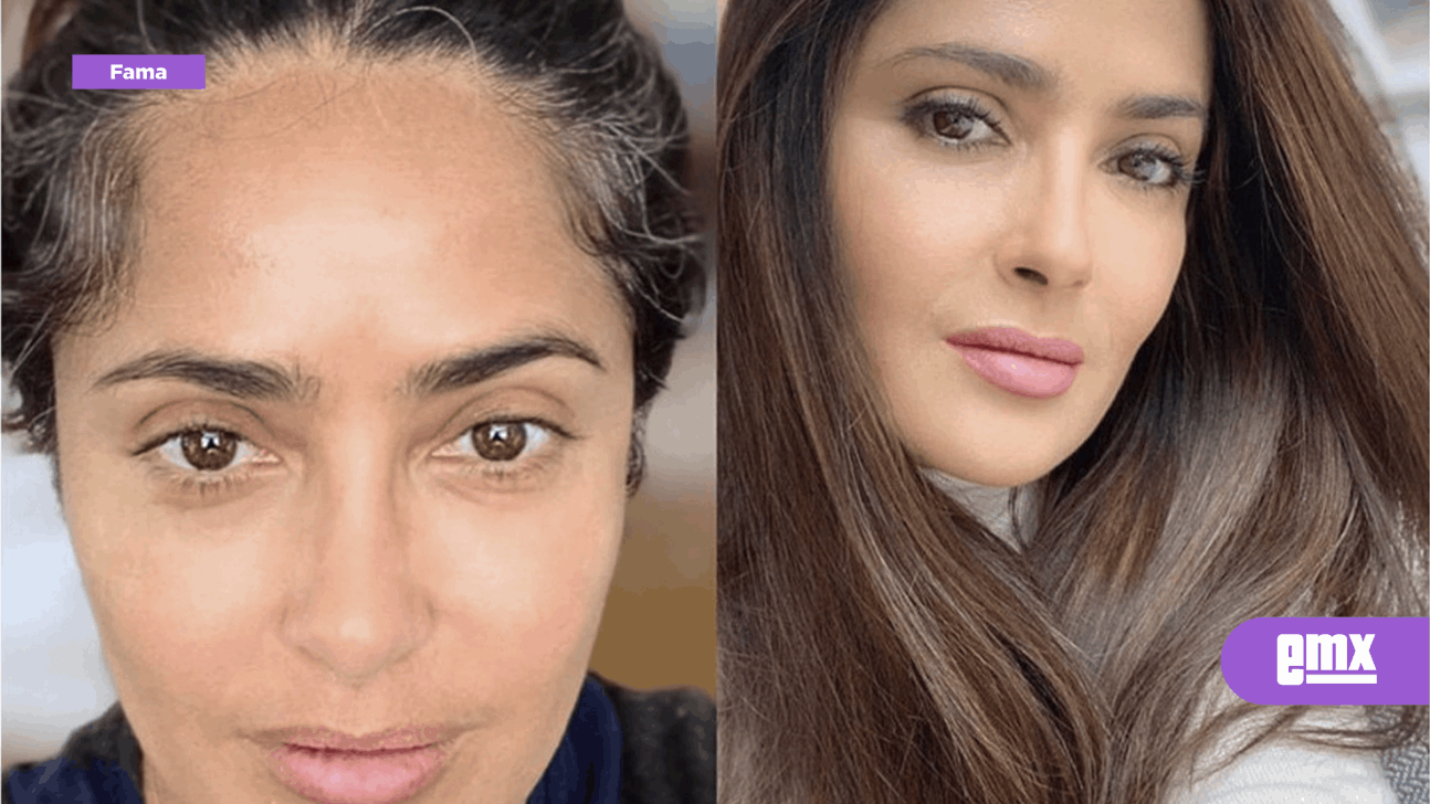 EMX-Salma Hayek orgullosa de sus canas y arrugas