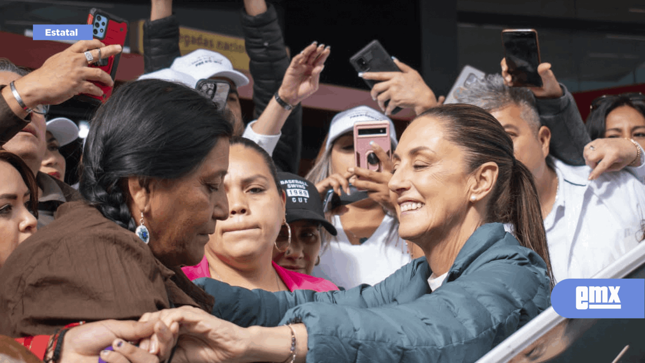 EMX-Así recibieron a Claudia Sheinbaum durante su visita a la ciudad de Tijuana