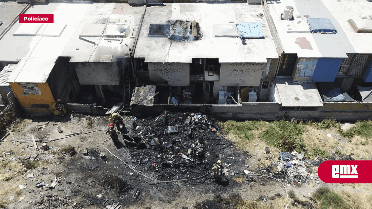 EMX-Se queman 5 viviendas en una privada de Cañadas del Florido, una con daños totales
