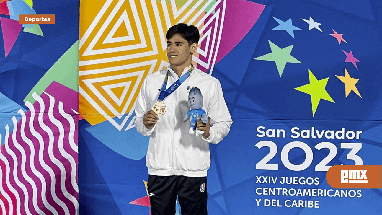 EMX-DIEGO CAMACHO LOGRA SEGUNDA MEDALLA DE BRONCE EN LA NATACIÓN DE LOS JUEGOS CENTROAMERICANOS 2023