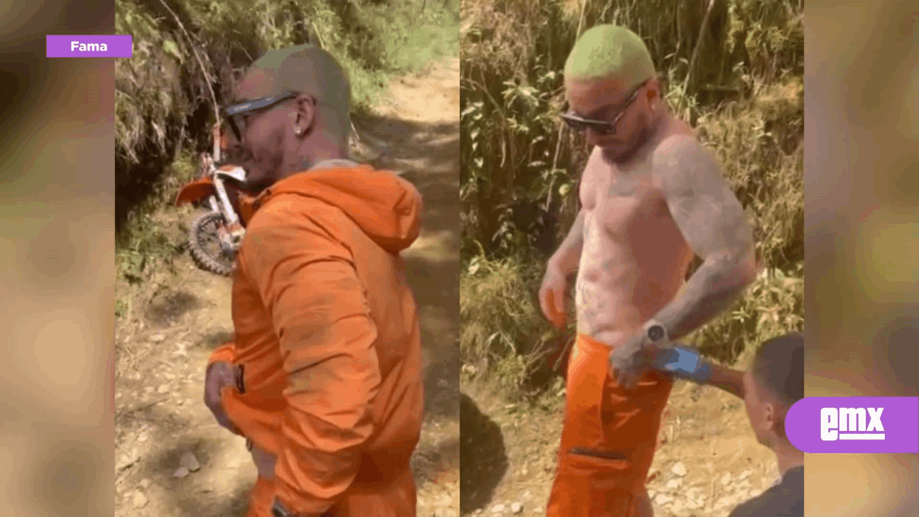 EMX-J Balvin sufrió accidente en moto