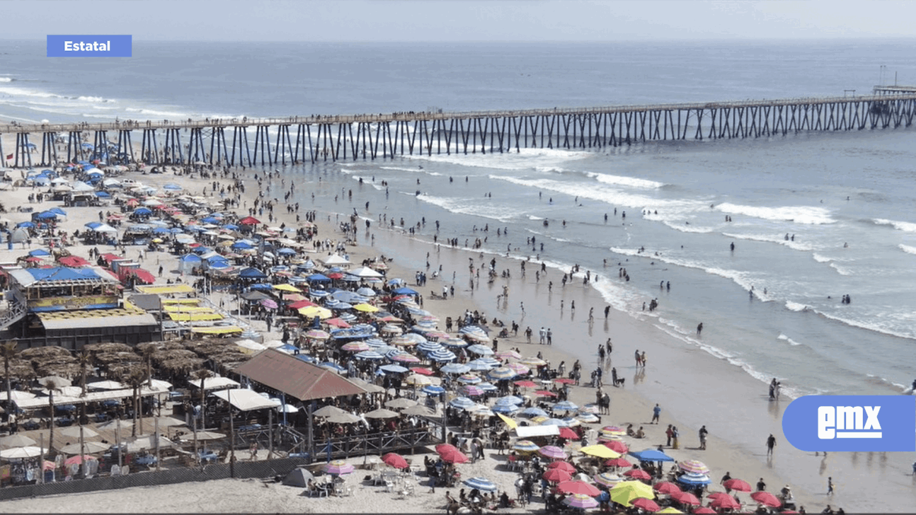 EMX-Registra Playas de Rosarito gran afluencia turística