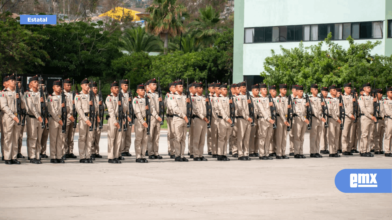 EMX-Juran lealtad y defender a México ante la Bandera, nuevos soldados del SMN en Tijuana