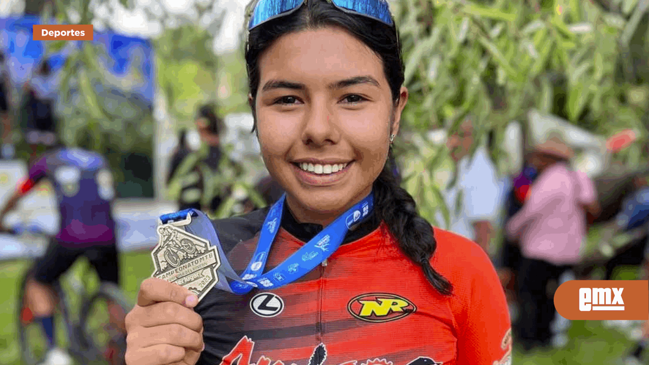 EMX-CICLISTA BAJACALIFORNIANA, ARITZIA OCAMPO LOGRA LA MEDALLA DE ORO EN EL CAMPEONATO NACIONAL DE EVALUACIÓN Y DESARROLLO MTB