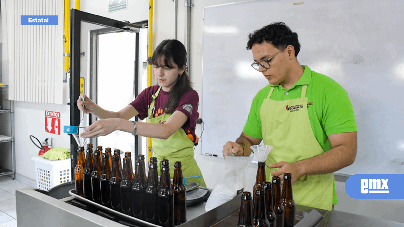EMX-Alumnos de Xochicalco elaboran cerveza artesanal