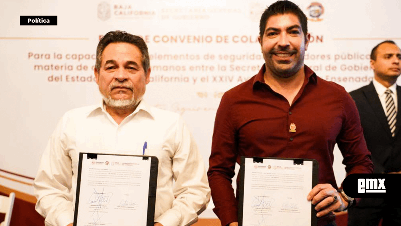 EMX-Firmaron convenio en materia de derechos humanos y fortalecen cultura de la legalidad